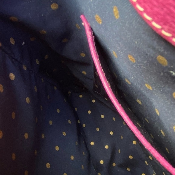 Kate Spade Rosy Pink Rectangle Box Style Strap Handle Designer Purse/Tote - Picture 9 of 16